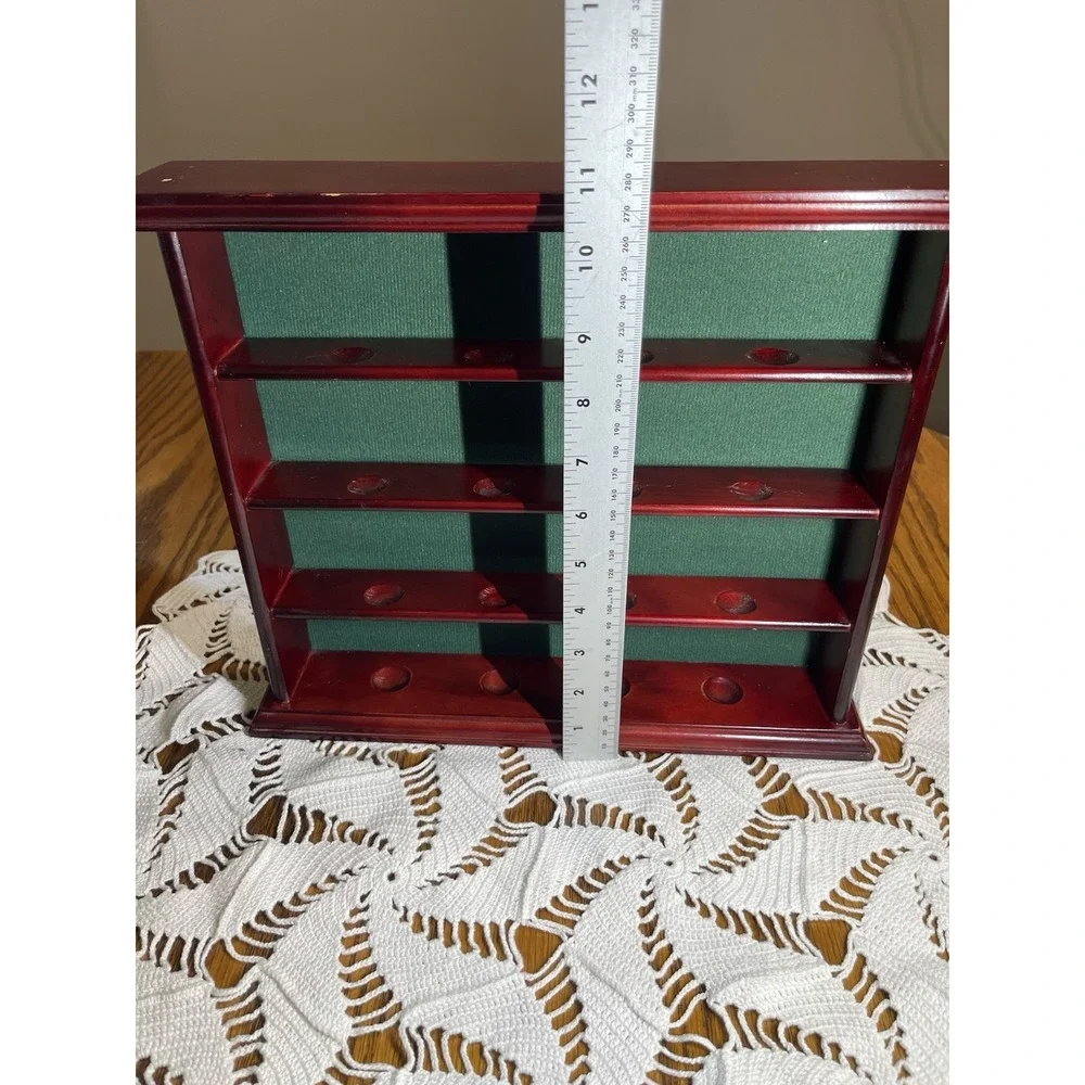 Wooden Golf Ball Shelf Display Rack Holds 16 Balls  Wall Mounted Or Stand Alone